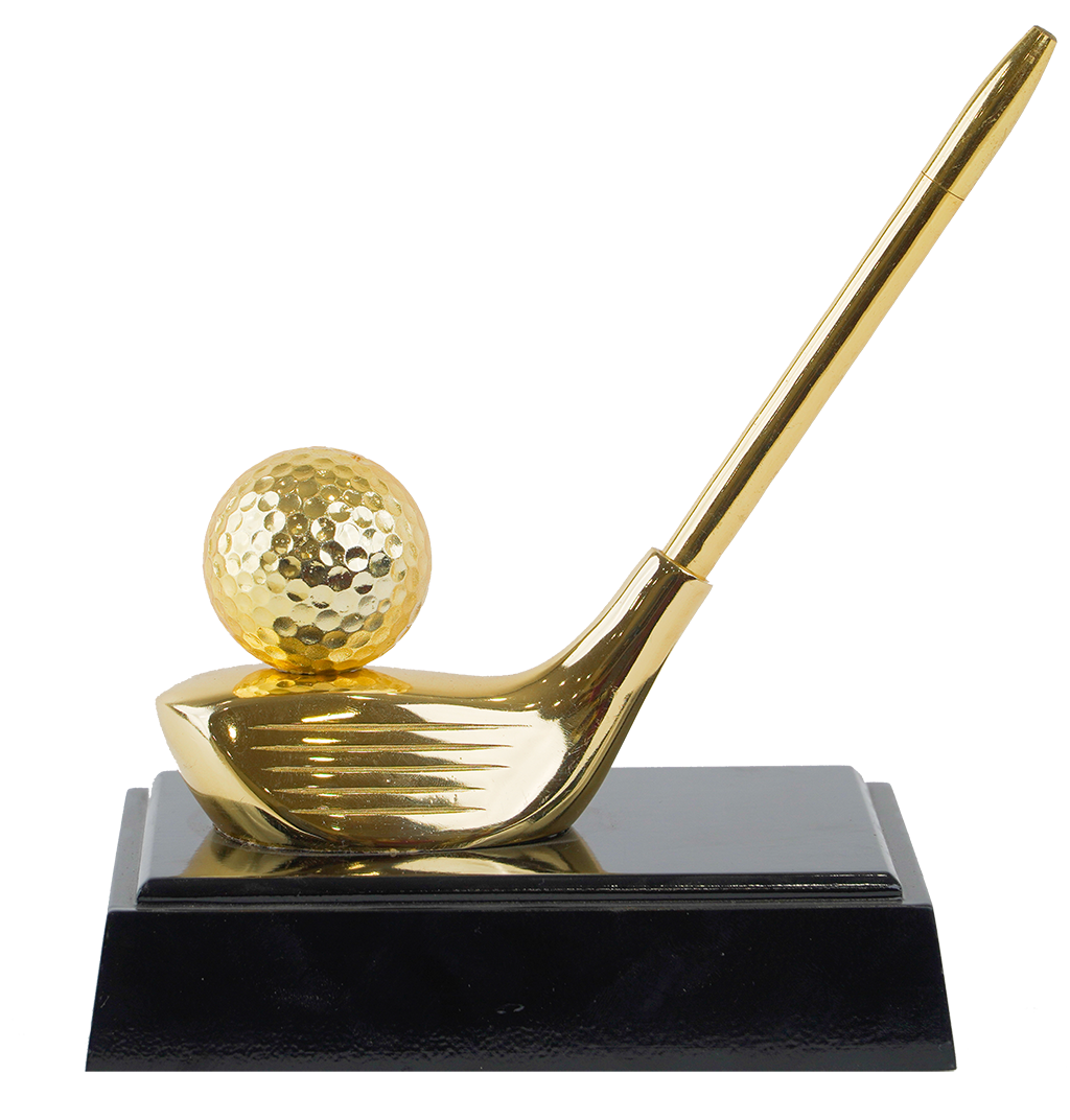 giá cắm bút gậy golf mạ vàng 24k