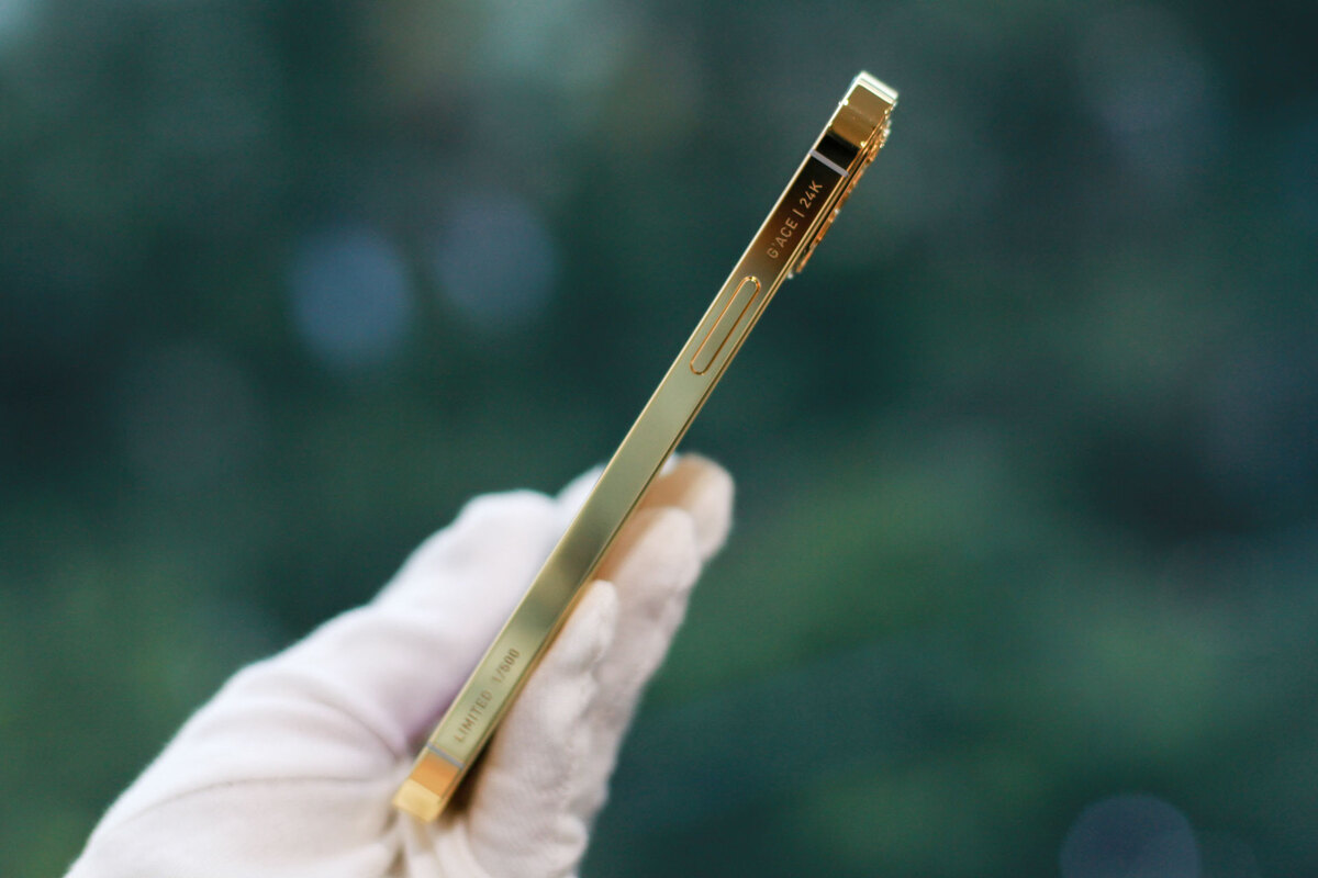 mạ vàng iphone 12 pro