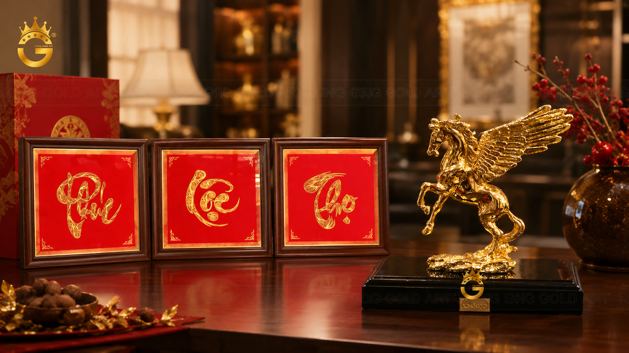 Quà lưu niệm mạ vàng cao cấp
