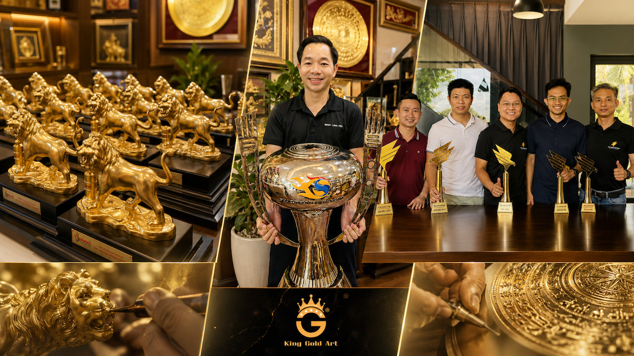 Quà tặng lưu niệm doanh nghiệp do King Gold Art thực hiện