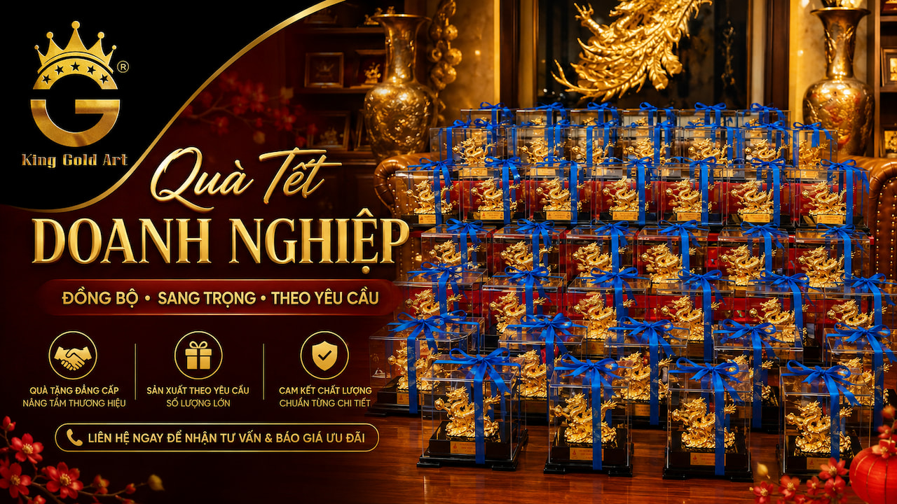Giải pháp quà Tết doanh nghiệp có logo và đóng gói đồng bộ
