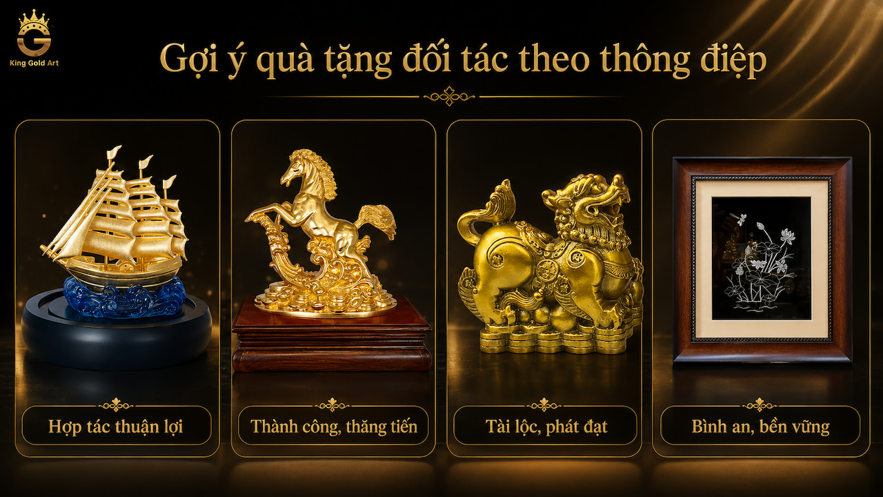 Gợi ý quà tặng đối tác theo thông điệp hợp tác và lời chúc