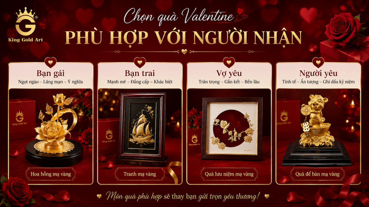 Cách chọn quà Valentine theo từng đối tượng người nhận