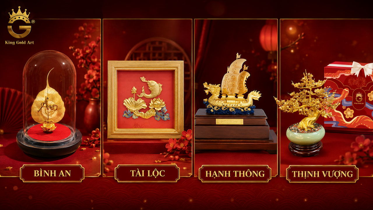 Set quà tặng theo thông điệp tài lộc thành công và bình an