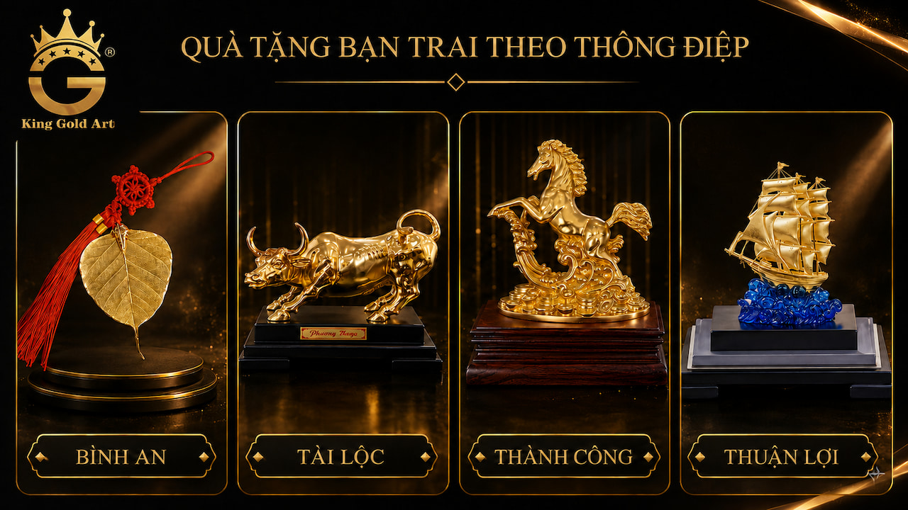 Quà tặng bạn trai theo thông điệp ý nghĩa