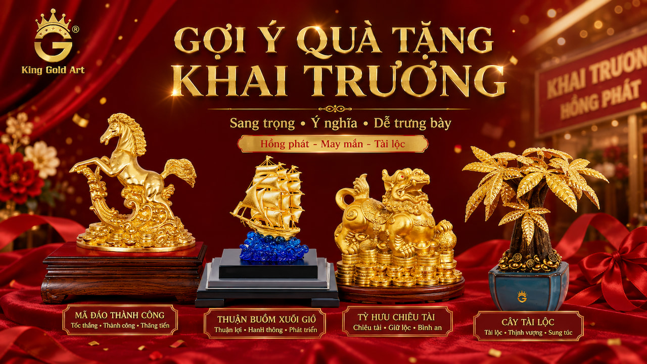 gợi ý quà tặng khai trương thuyền buồm mã đáo thành công tỳ hưu
