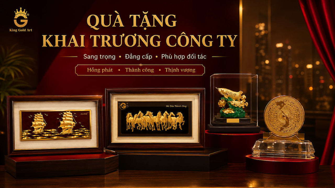 quà tặng khai trương công ty sang trọng
