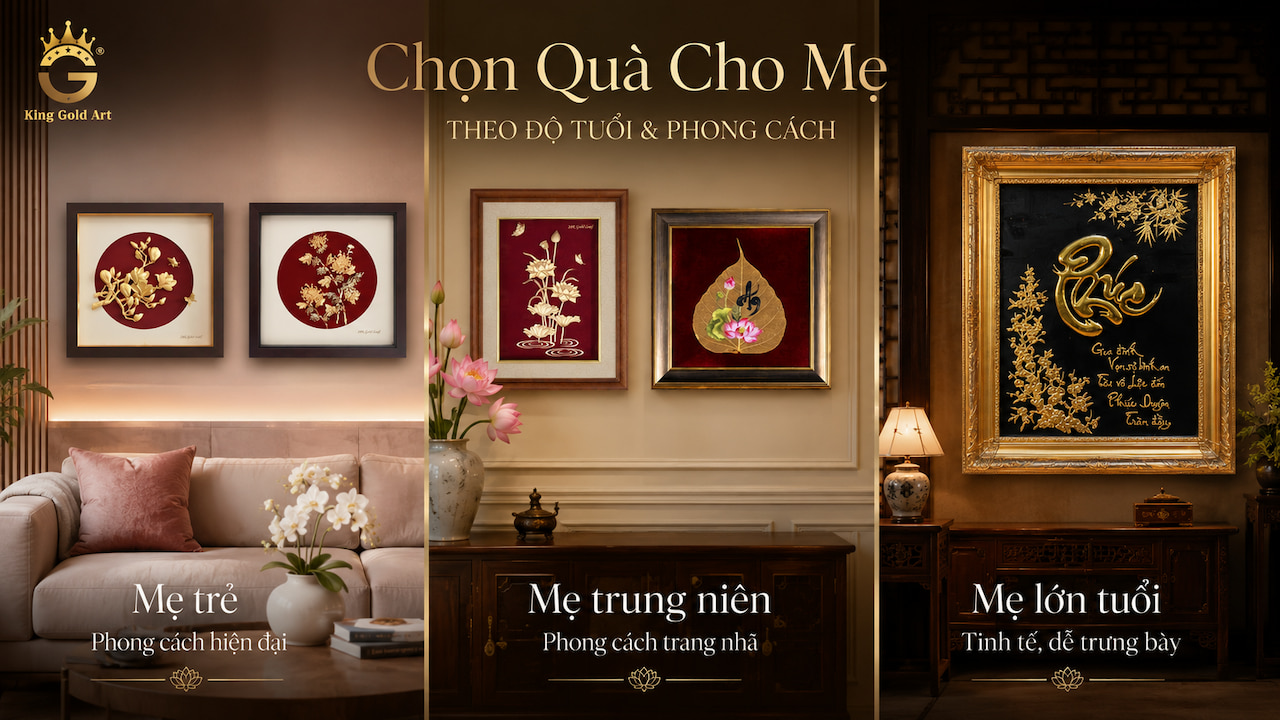 Quà tặng mẹ ngày 8/3 theo độ tuổi và sở thích