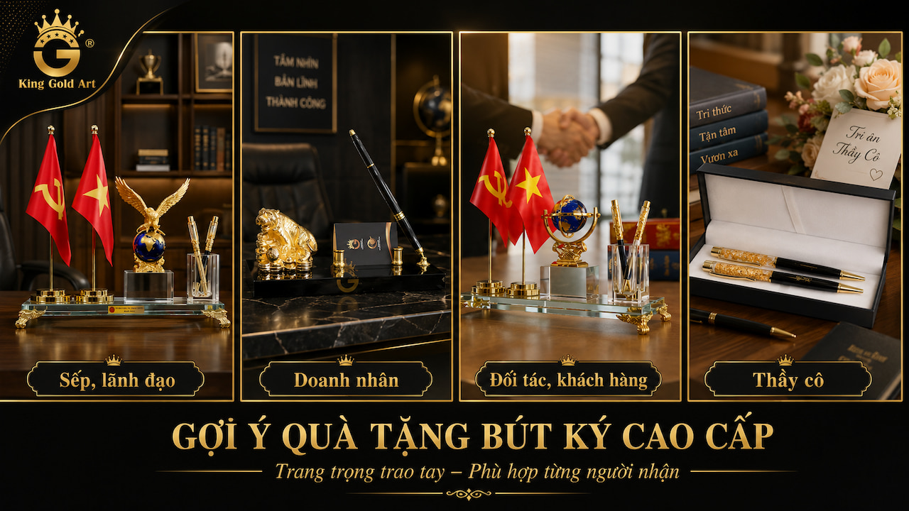Gợi ý bút quà tặng sếp doanh nhân đối tác và thầy cô