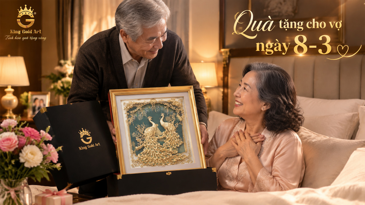 Quà tặng 8/3 cho người vợ đồng hành nhiều năm