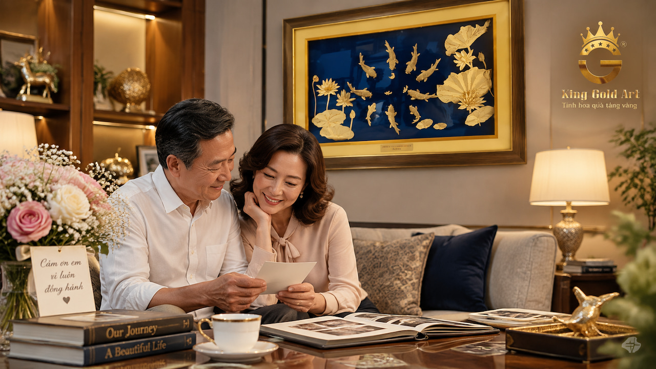 Vợ chồng đồng hành nhiều năm và lựa chọn quà 8/3 ý nghĩa