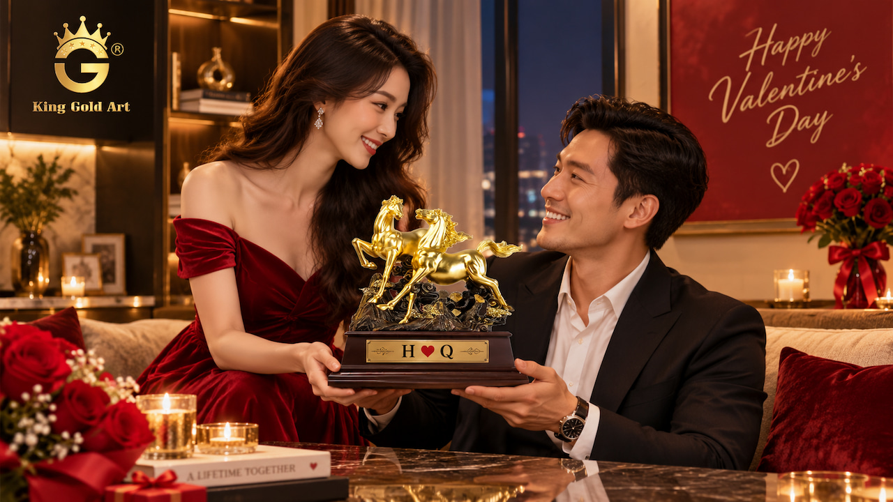 Quà mạ vàng khắc tên dành tặng chồng