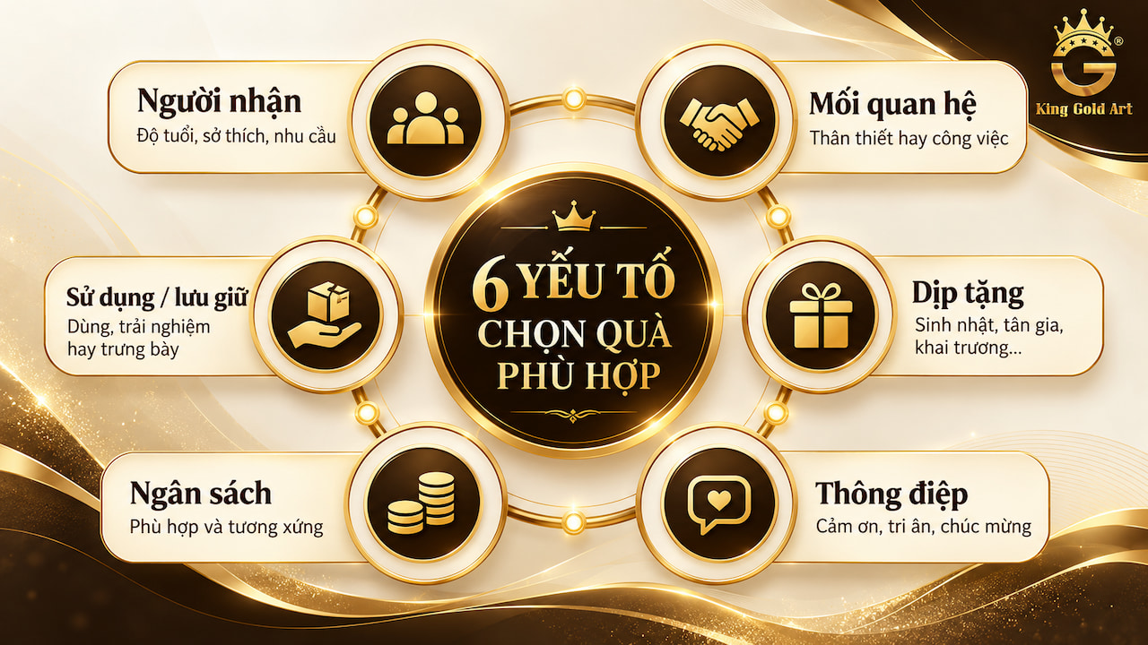 6 yếu tố chọn quà phù hợp cho từng người nhận và dịp tặng