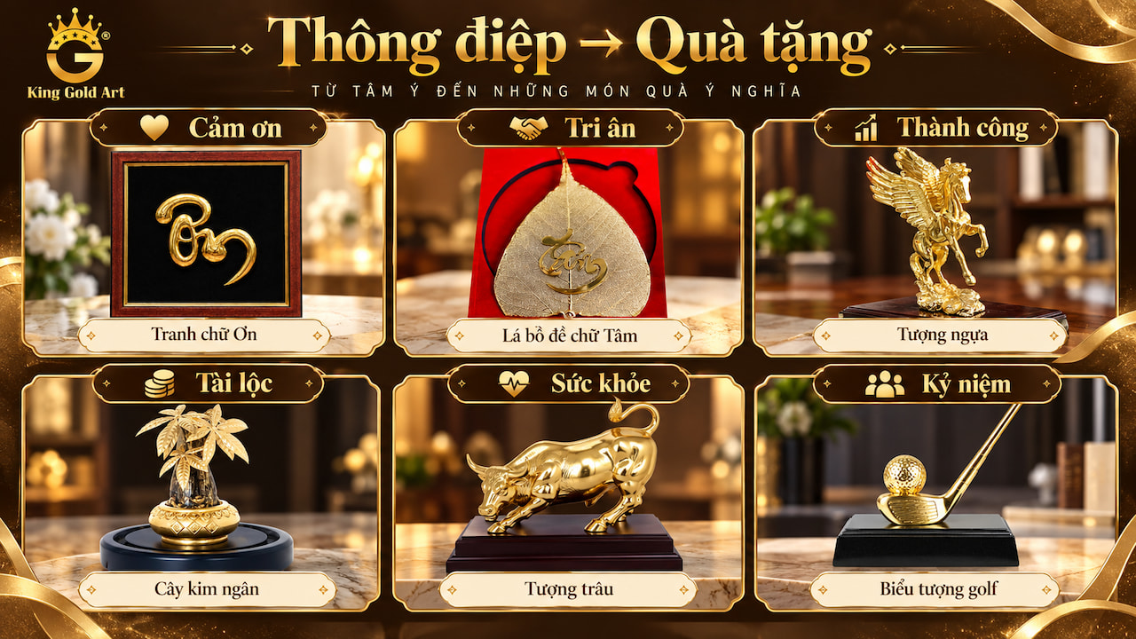 Gợi ý quà tặng theo thông điệp cảm ơn, tri ân, thành công, tài lộc, sức khỏe và kỷ niệm