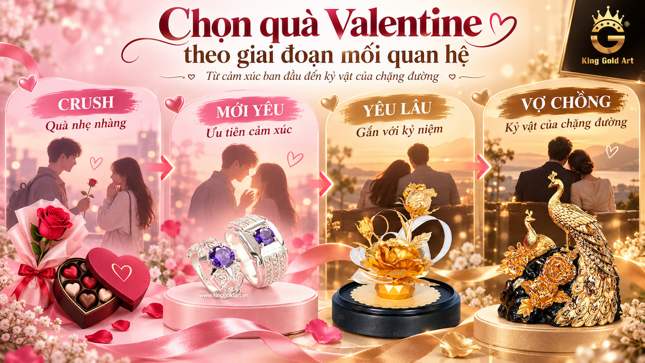 Cách chọn quà Valentine cho crush người yêu lâu năm và vợ chồng