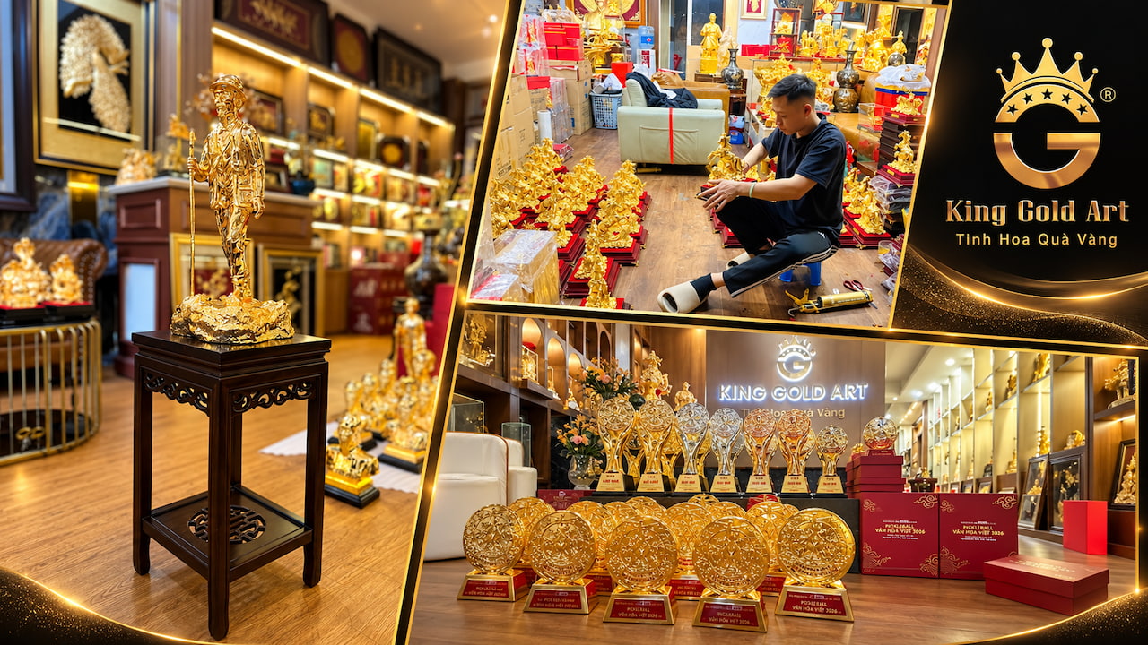 Hệ thống hai showroom King Gold Art tại 56 Cộng Hòa Tân Bình và 184 Bạch Đằng Bình Thạnh TP.HCM
