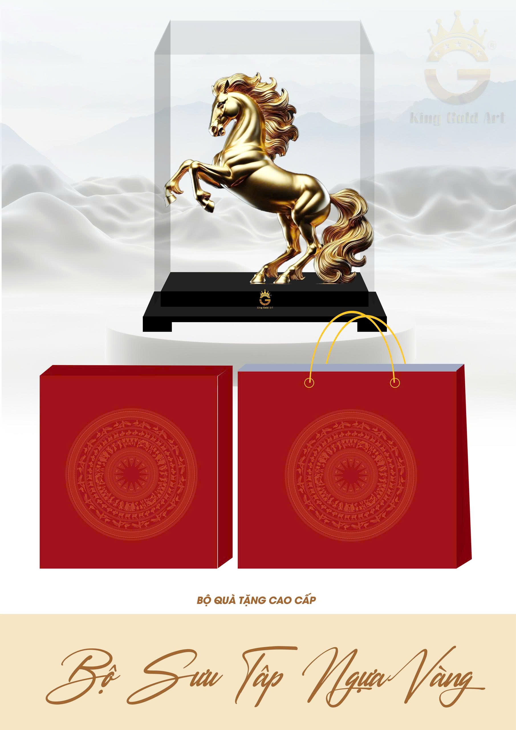 quà tặng ngựa phi nước đại